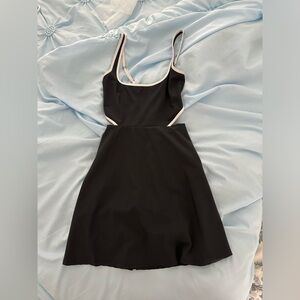 Black and White Athletic Traveler Dress